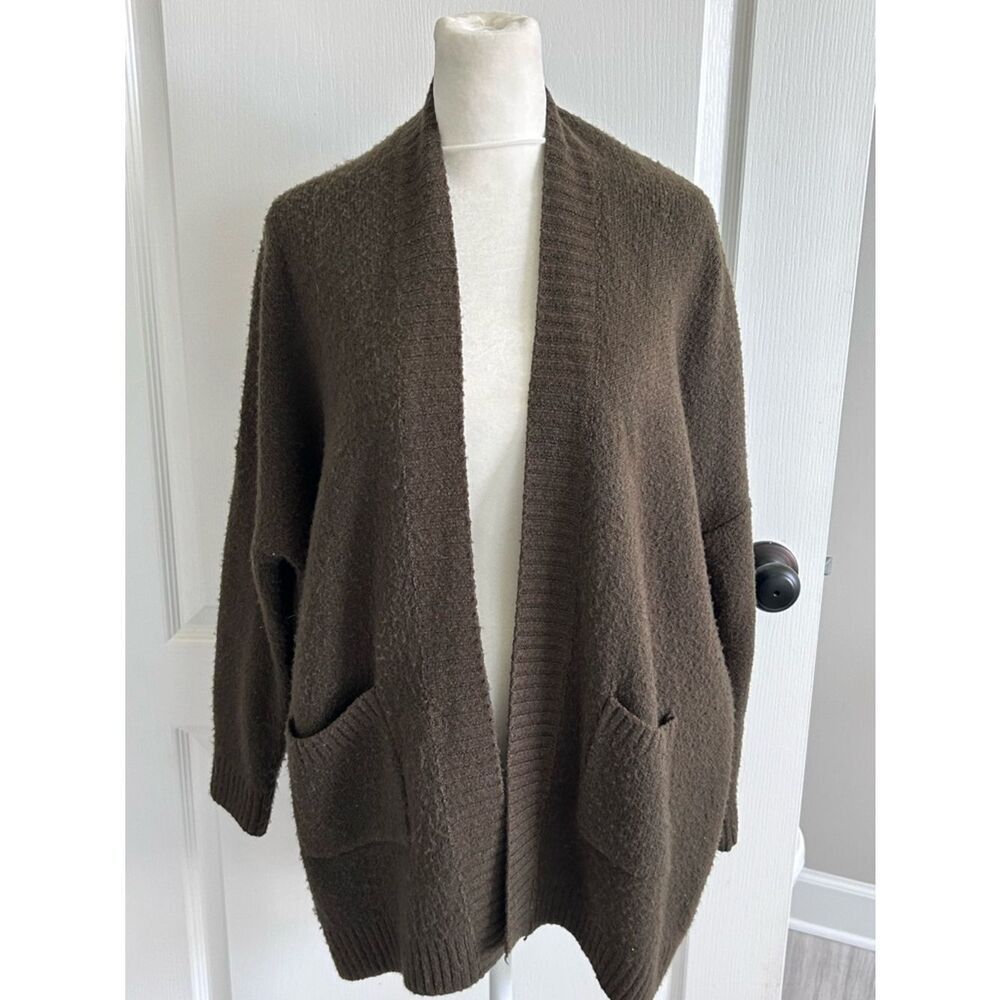 debut by Anthropologie Earth tone Open-Front Cardigan Sweater